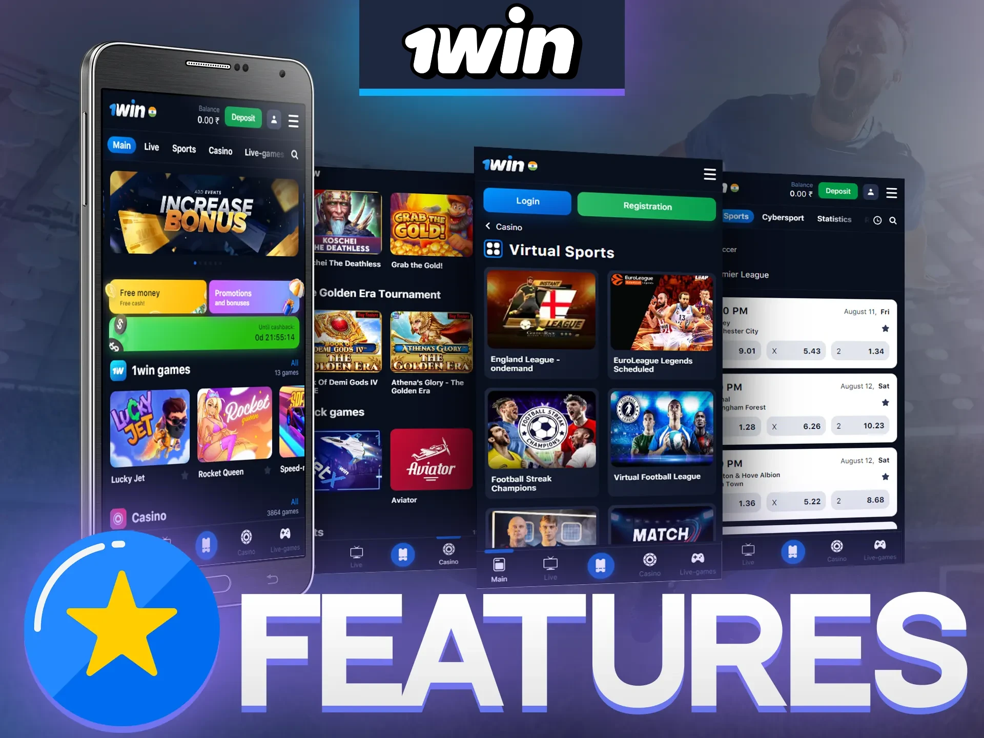 The 1Win app has user-friendly features for Indian users.
